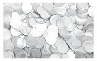 Showtec Recarga Confeti redondo 55x17mm Blanco