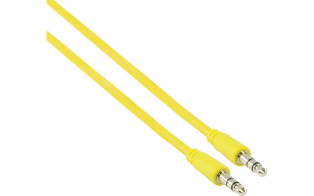 Cable amarillo de audio estéreo 3.5mm de 1.00 m