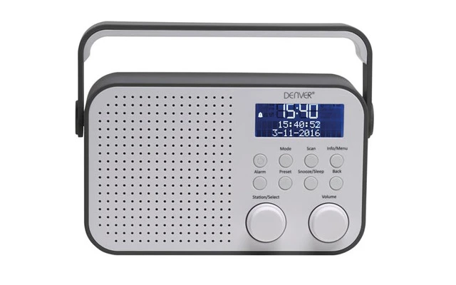 DAB-39GREY - RADIO DAB+/FM CON PANTALLA LCD DE 2.8"