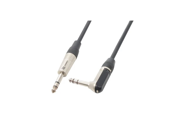 Cable  6.3 Estereo Jack a 6.3 Stereo Acodado