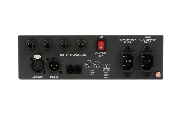 DMX Dimmer Pack de 4 Canales Lite Puter