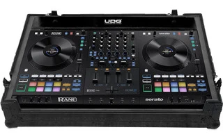 UDG Ultimate Flight Case Rane Four Black Plus (Ruedas)