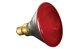 Bombilla halógena Sylvania 80W / 240V , PAR38 , E27 , FL 30°, Rojo