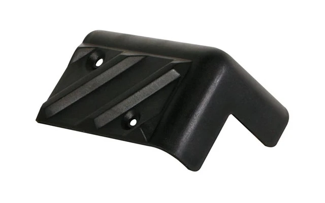 Cantonera para caja acústica, plástico negro, 80 x 5