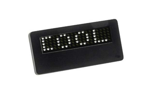 Insignia LED programable 19x5 - Color Blanco