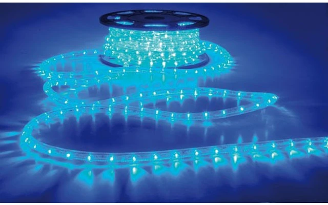 Tubo flexible luminoso con LEDs 13mm 3 hilos - 4 colores