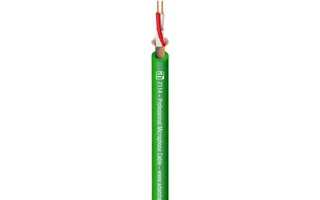 Adam Hall Cables 7114 GRN Cable de Micro 2 x 0,31 mm² verde 100 metros