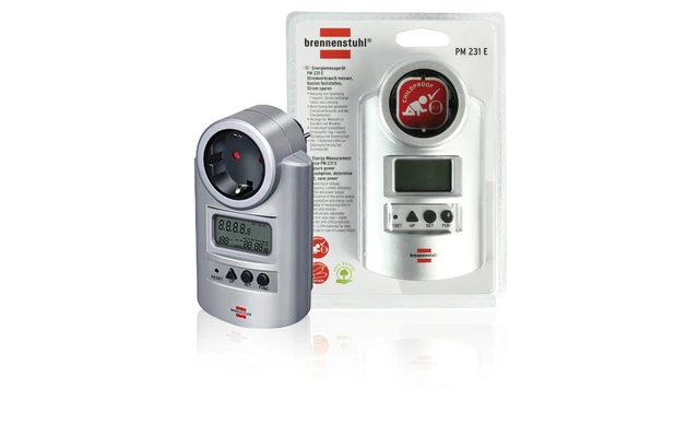 Medidor de potencia con funciones de medición y de reloj