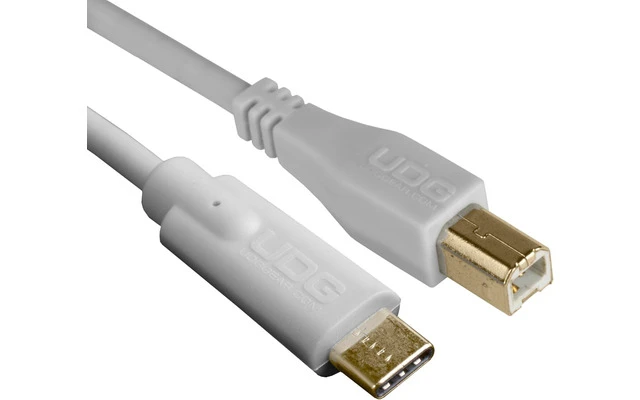Imagenes de UDG Ultimate cable USB-c a USB-B 1.5 metros - Blanco