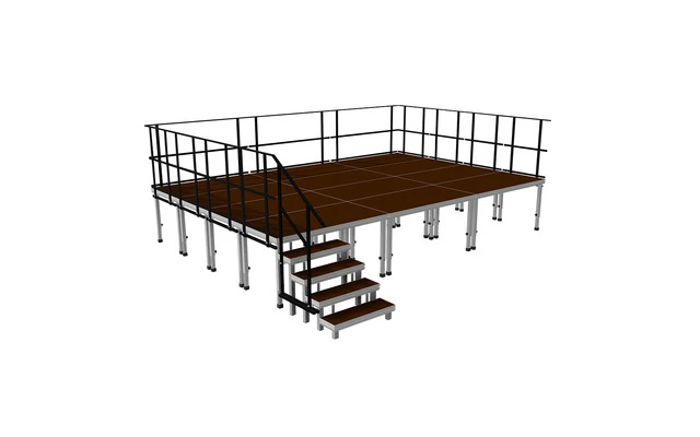 2M SPETRENDOUTDOOR6X4 - Set plataforma escenario exterior 6x4m