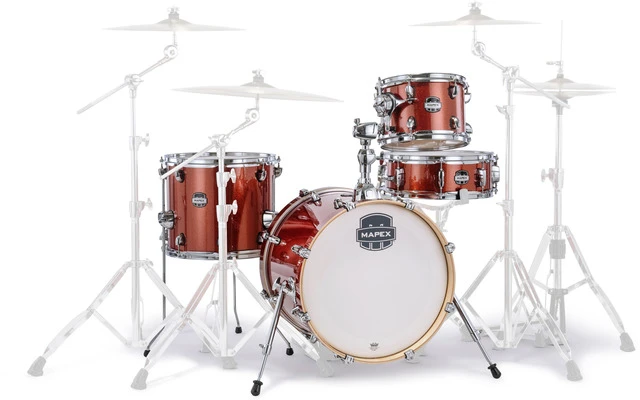 Mapex MA486SOR Drum Set Mars Birch 4 Pcs Orange Sparkle