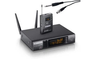 LD Systems WS 1 G8 BPG - Sistema inalámbrico con Petaca y Cable de Guitarra