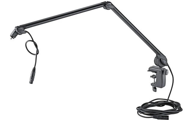K & M 23860 Brazo de micrófono para sobremesa