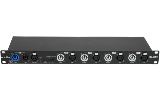 Eurolite DMX Power Splitter 4x4 5-pin XLR