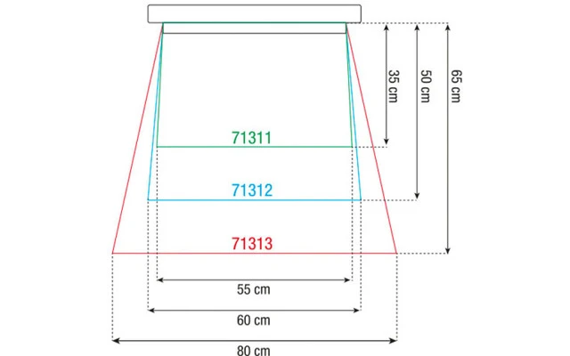 Showtec Separate sleeve for RainCover Ø 60cm - 35cm