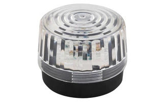 LÁMPARA ESTROBOSCÓPICA CON LEDs - TRANSPARENTE - 12 VDC - ø 100 mm