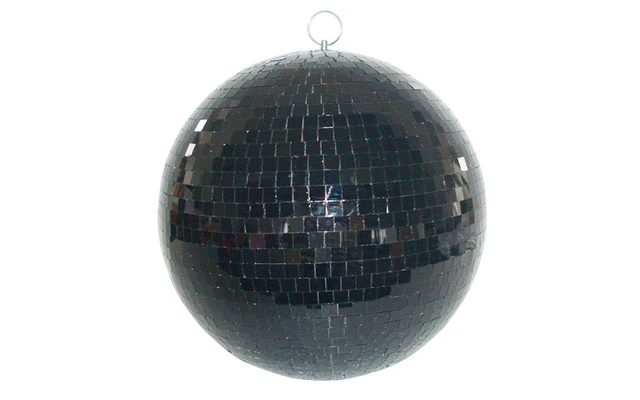 Ibiza Light MB008BL - Bola de espejos Negra 8"