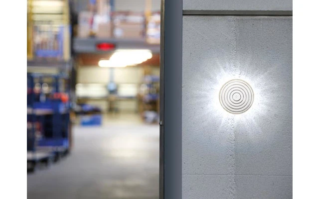 LÁMPARA ESTROBOSCÓPICA CON LEDs - TRANSPARENTE - 12 VDC - ø 100 mm