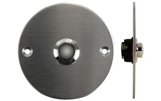 PULSADOR DE TIMBRE DE ACERO INOXIDABLE - NA