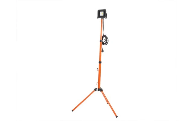 LÁMPARA LED PORTÁTIL CON TRÍPODE PLEGABLE - 20 W - 4000 K - cable de 5 m + clavija europea