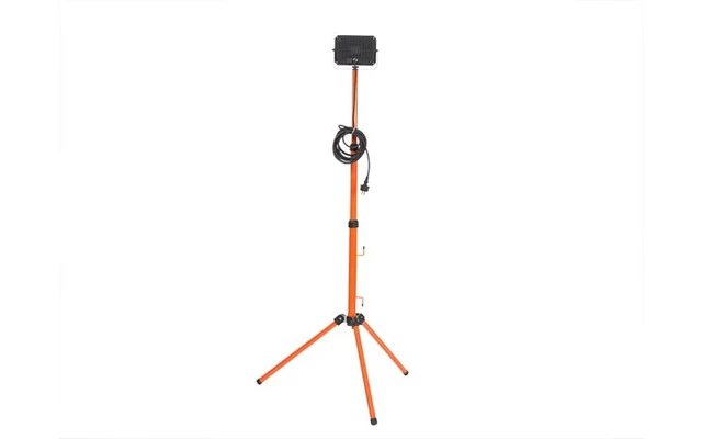 LÁMPARA LED PORTÁTIL CON TRÍPODE PLEGABLE - 20 W - 4000 K - cable de 5 m + clavija europea