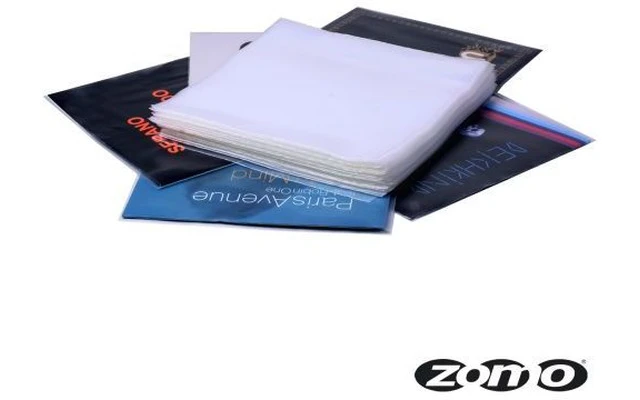 Zomo LP cubierta protectora de vinilos, plastico fuerte (50 unidades) / 0,15mm grosor
