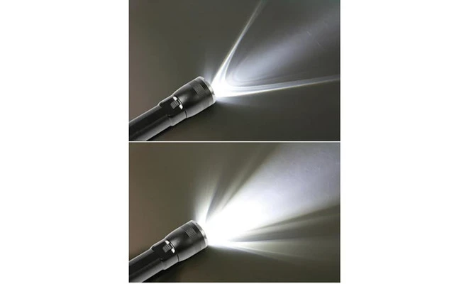 Potente linterna de bolsillo de aluminio - LED Cree 3W - Foco ajustable