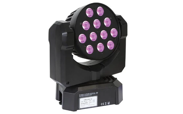 Explio II - cabeza móvil - 12x LED RGBW de 3W