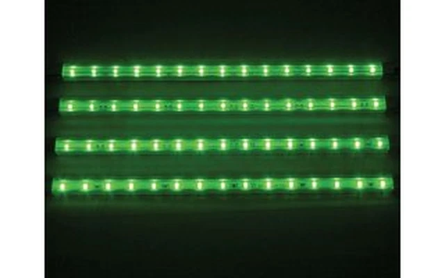 CINTAS DECORATIVAS CON LEDs - 4 uds. - 12V - COLOR VERDE