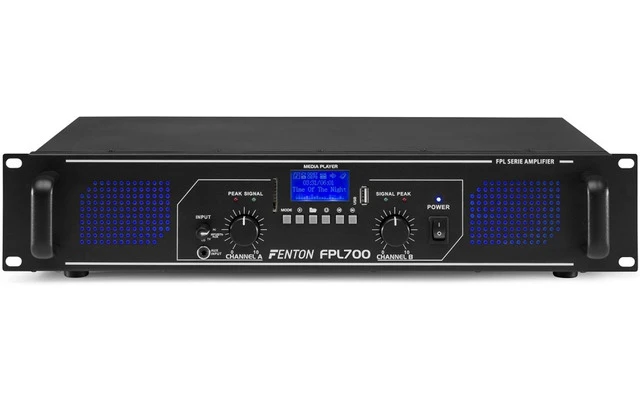 Fenton FPL500 Amplificador Digital LED azules + EQ