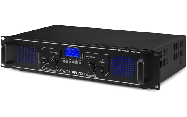 Fenton FPL500 Amplificador Digital LED azules + EQ