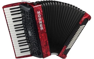 Hohner Bravo III 80 Rojo A16432 Silentkey