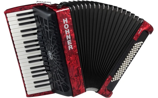 Hohner Bravo III 80 Rojo A16432 Silentkey