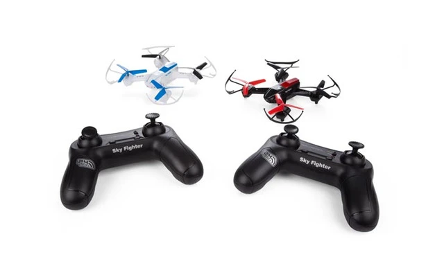 Sky Fighter - Juego de 2 Drones y 2 mandos a distancia