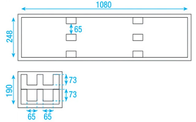 Flightcase de transporte para barras de LED