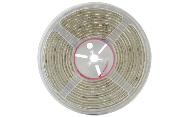 CINTA CON LEDs FLEXIBLE - COLOR BLANCO CÁLIDO 3500K - 300 LEDs - 5m - 24V