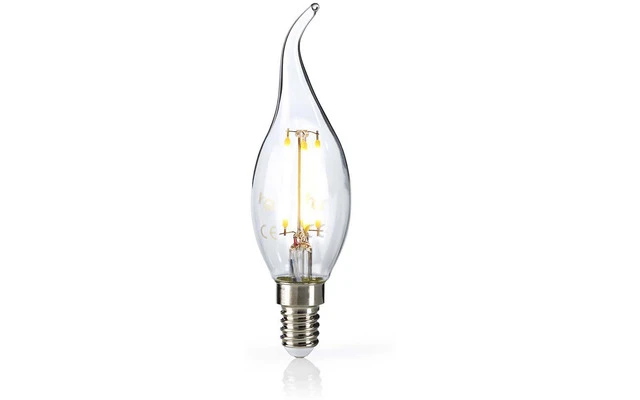 Bombilla de Filamento LED E14 de Estilo Retro - Vela con la Punta Doblada - 4,8 W - 470 lm - Ned