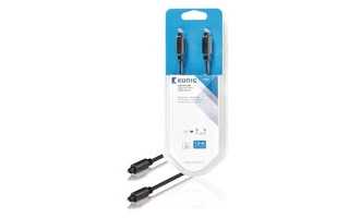 Cable fibra óptica Toslink macho - macho