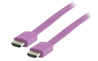 Cable plano HDMI de alta velocidad con Ethernet