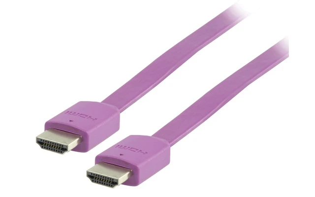 Cable plano HDMI de alta velocidad con Ethernet