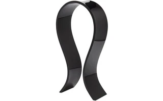 Soporte de mesa para auriculares - Plastico negro piano