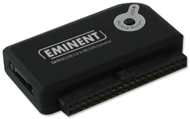 Eminent EM7016 - USB 3.0 > IDE - SATA - Convertidor con botón de backup