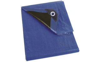 Lona color Azul / Negro - Super fuerte - 3 x 4m