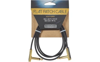 Foto de RockBoard Flat Patch Cable Gold 100 Cm