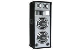 SkyTec Baffle blanco 2x 8"/20cm 600W LED azules