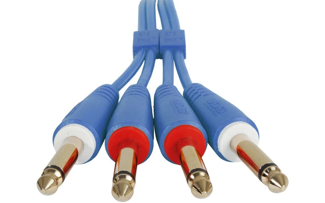 UDG Ultimate Audio Cable Set 6,3 Jack - 6,3 Jack Blue Straight
