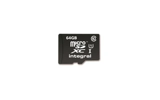 Tar. memoria microSDXC 64GB (clase 10) Integral Memory