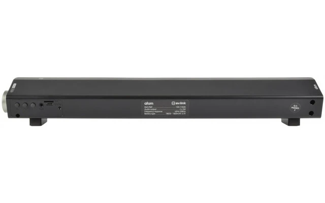AV:Link Atom - Mini barra de sonido Bluetooth recargable