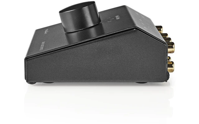 Conmutador de Audio Analógico - 3x (2x RCA Hembra) a 2x RCA Hembra