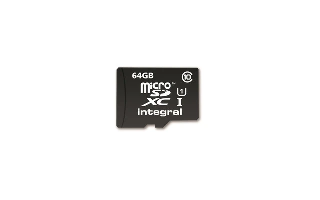Tar. memoria microSDXC 64GB (clase 10) Integral Memory